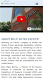 Mobile Screenshot of bluewaterescrow.com